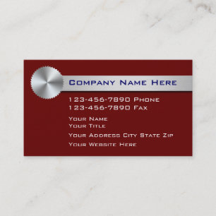 Cartes de visite pour la construction