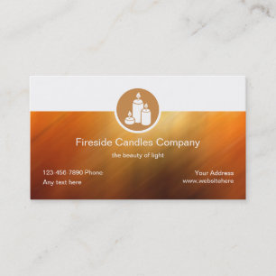 Cartes de visite pour la fabrication de bougies