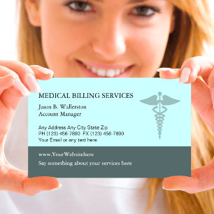 Cartes de visite pour la facturation médicale