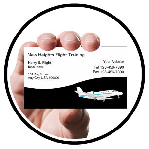 Cartes de visite pour la formation en vol