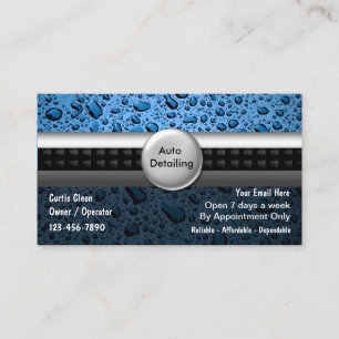 Cartes de visite pour la préparation automobile