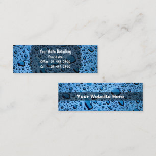 Cartes de visite pour la préparation automobile