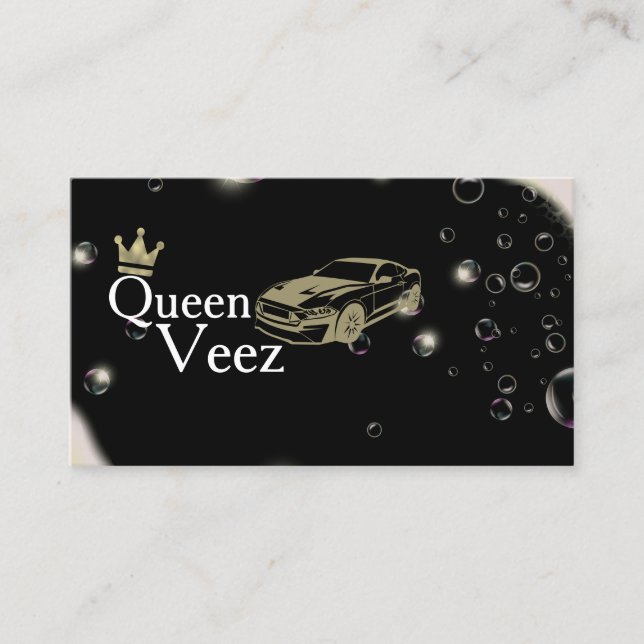 Cartes de visite pour l'automobile (Devant)