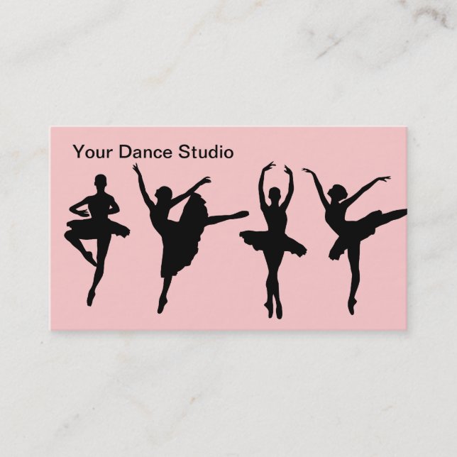 Cartes de visite pour le ballet (Devant)