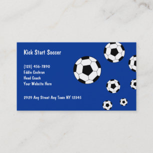 Cartes de visite pour le football
