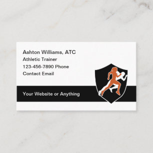 Cartes de visite pour le thème athlétique