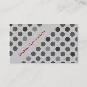 Cartes de visite pour l'entreprise de construction