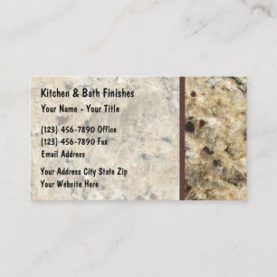 Cartes de visite pour l'entreprise de construction