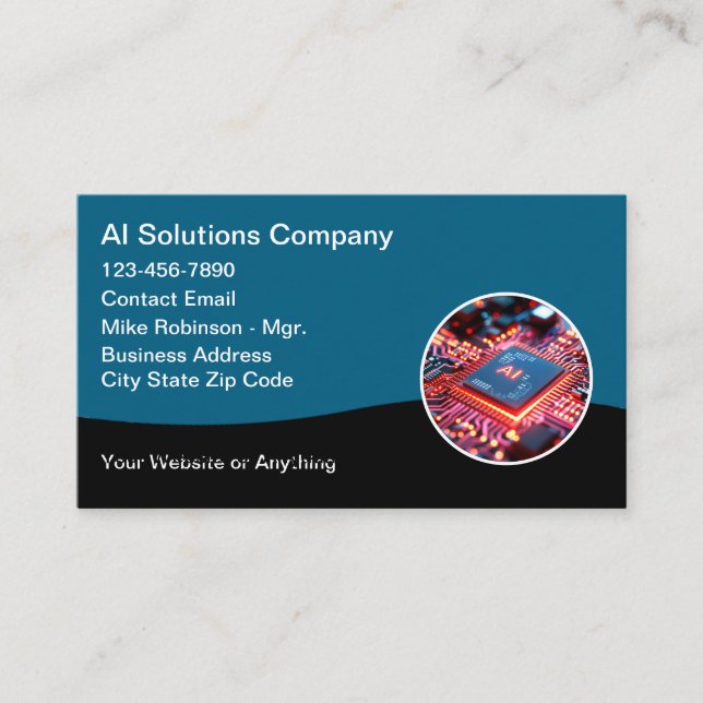 Cartes de visite pour les services d'intelligence  (Devant)