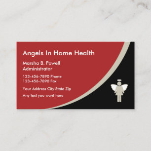 Cartes de visite pour les soins de santé à domicil