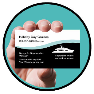 Cartes de visite pour ligne de croisière
