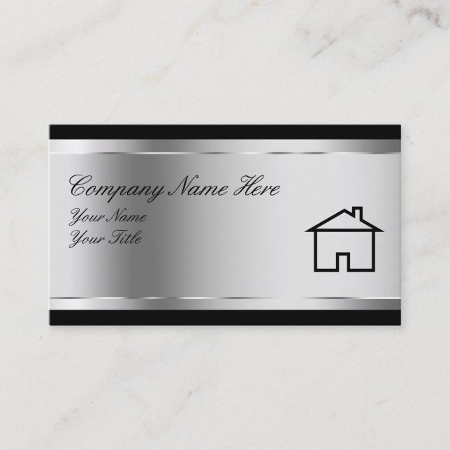Cartes de visite pour l'immobilier (Devant)