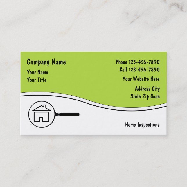 Cartes de visite pour l'immobilier (Devant)