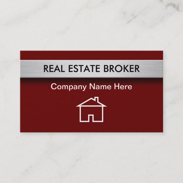 Cartes de visite pour l'immobilier (Devant)