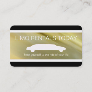 Cartes de visite pour location de limousine