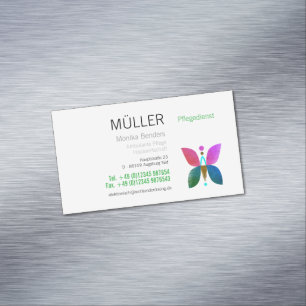 Cartes de visite pour maison de retraite et soins