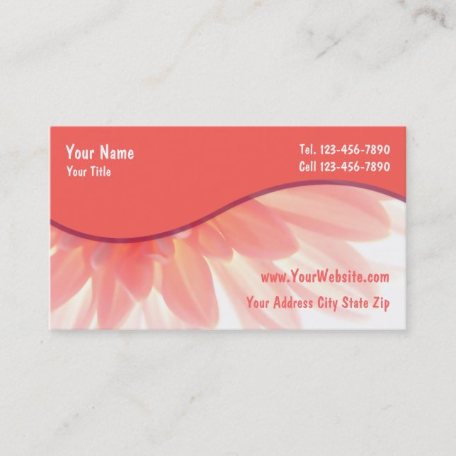 Cartes de visite pour massage (Devant)
