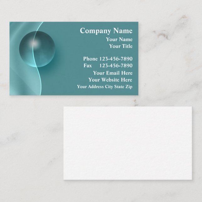 Cartes de visite pour massage (Devant / Derrière)