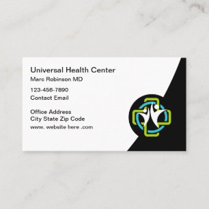 Cartes de visite pour médecins de soins de santé