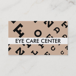 Cartes de visite pour ophtalmologue