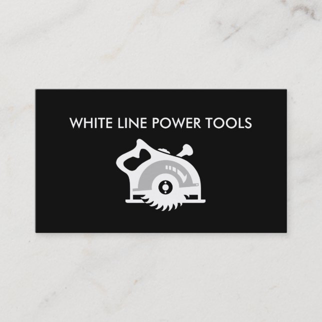 Cartes de visite pour outils électriques (Devant)