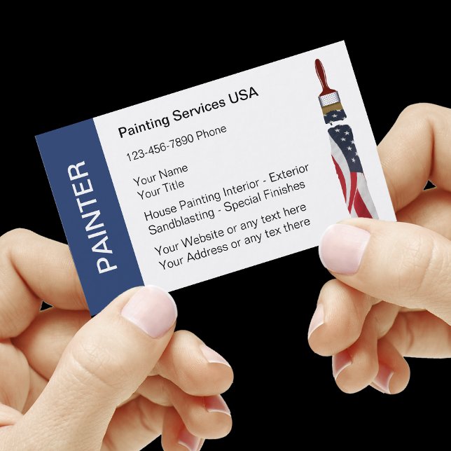 Cartes de visite pour peintre (Créateur téléchargé)