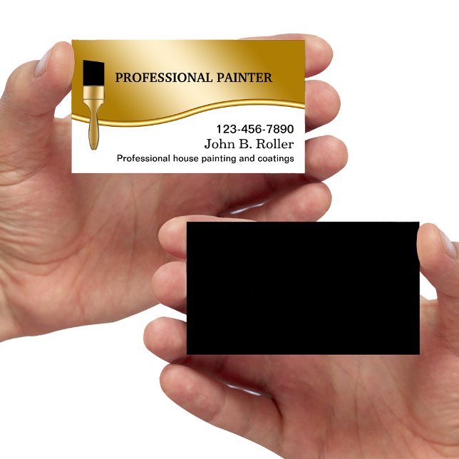 Cartes de visite pour peintre (Créateur téléchargé)