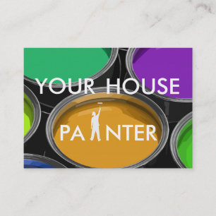 Cartes de visite pour peintre en bâtiment