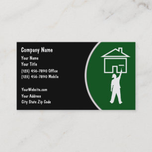 Cartes de visite pour peintre en bâtiment