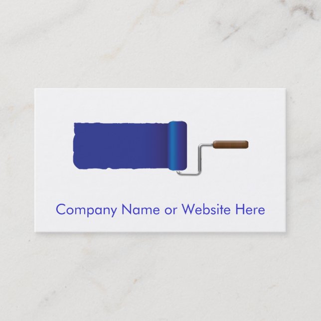 Cartes de visite pour peintre simple (Devant)