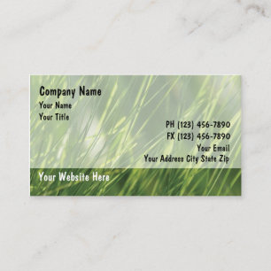 Cartes de visite pour pelouse