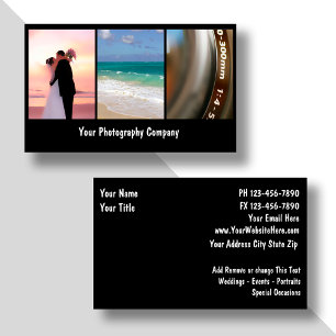 Cartes de visite pour photographe_Nouveau