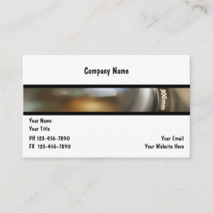 Cartes de visite pour photographes
