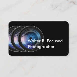 Cartes de visite pour photographes cool