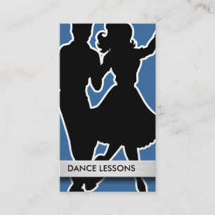 Cartes de visite pour professeur de danse
