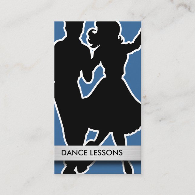 Cartes de visite pour professeur de danse (Devant)
