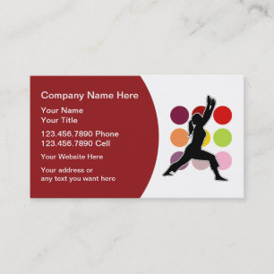 Cartes de visite pour professeur de fitness