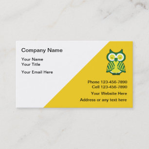 Cartes de visite pour professeur particulier