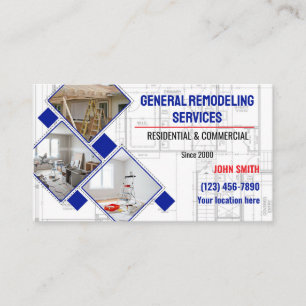 Cartes de visite pour rénovation de maison