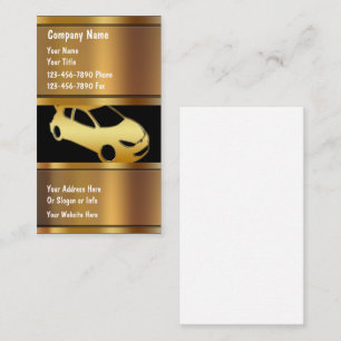 Cartes de visite pour réparation automobile