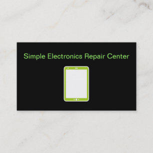 Cartes de visite pour réparation simple d'électron