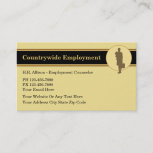 Cartes de visite pour Ressources Humaines