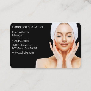 Cartes de visite pour salon de beauté et spa