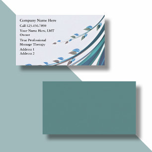Cartes de visite pour salon de massage