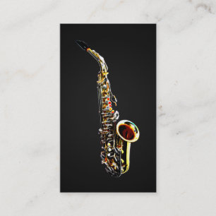 Cartes de visite pour saxophonistes