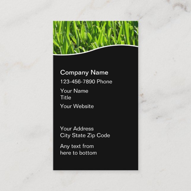 Cartes de visite pour service de jardin Service Ve (Devant)