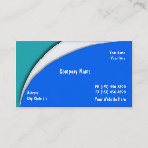 Cartes de visite pour service de piscine