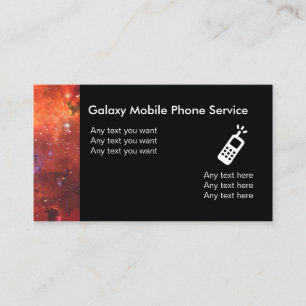 Cartes de visite pour service de téléphonie mobile