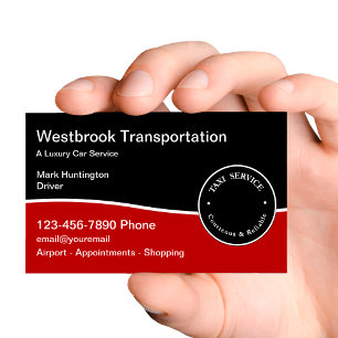 Cartes de visite pour service de voiture de luxe C