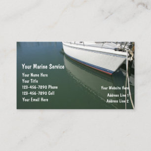Cartes de visite pour service maritime